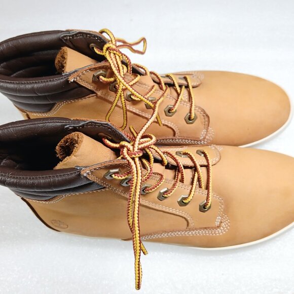 Timberland Dausette Wheat Nubuck High Top Sneaker Boots Women’s 9 Great Cond - Picture 1 of 16